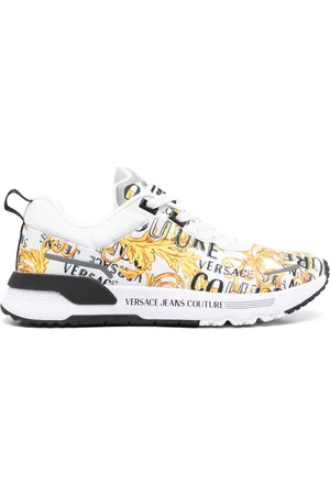 VERSACE Barocco-print lace-up sneakers