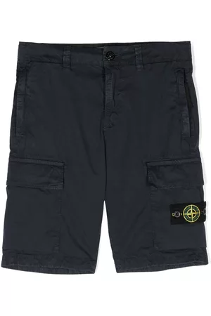 Stone Island Side logo-patch bermuda shorts