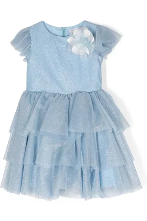 MONNALISA Catherine glitter tulle dress