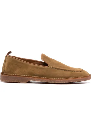 Buttero Men Loafers - Slip-on suede loafers