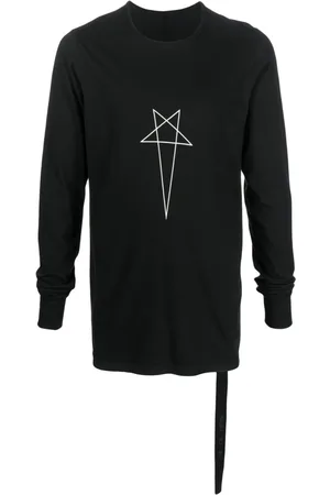 Rick Owens Logo-print cotton jumper