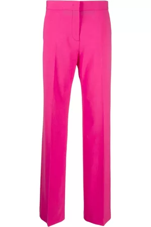 Msgm High-waist wide-leg wool trousers