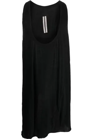Rick Owens Men Tank Tops - Fog scoop-neck tank top
