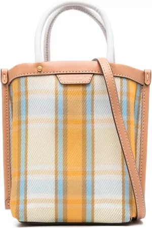Tory Burch Mini Perry check tote bag