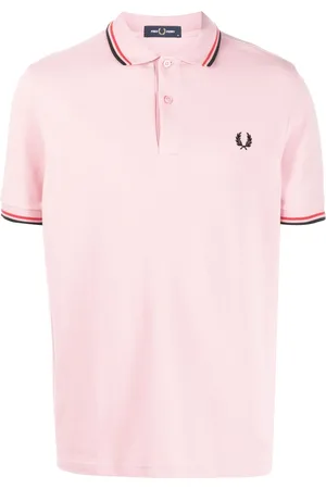 Fred Perry Men Polo Shirts - Embroidered-logo polo shirt