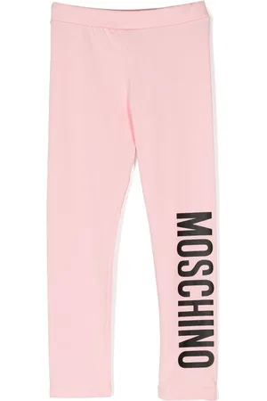 Moschino Girls Leggings - Logo-print stretch-cotton legging
