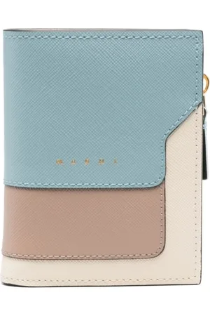 Marni Colour-block bi-fold wallet
