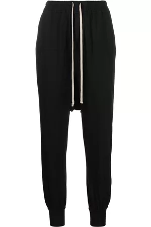 Rick Owens Dropped-crotch track pants
