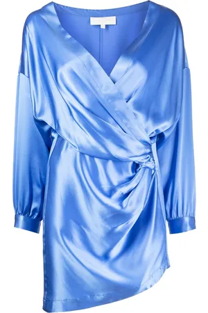 Michelle Mason Draped-detail mini dress