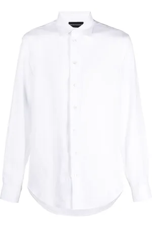 Emporio Armani Long-sleeved linen shirt