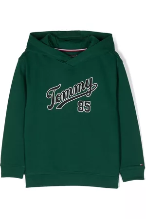 Tommy Hilfiger Logo-appliqué cotton-blend hoodie