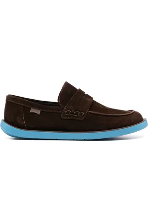 Camper Wagon suede slip-on loafers