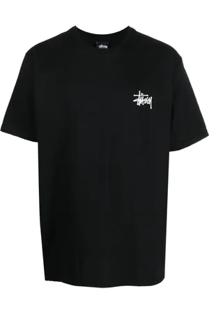 STUSSY Men Short Sleeve - Logo-print crew-neck T-shirt
