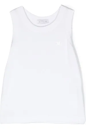 MONNALISA Heart pendant vest top