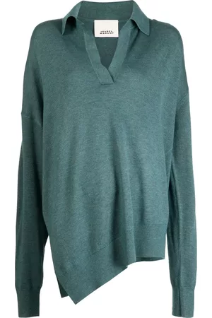 Isabel Marant Fine-knit asymmetric jumper