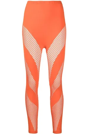 Philipp Plein Open-knit seamless leggings