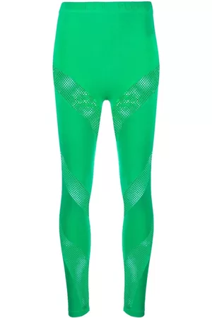 Philipp Plein Perforated-panelled seamless leggings