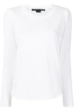VERONICA BEARD Round neck long-sleeved T-shirt