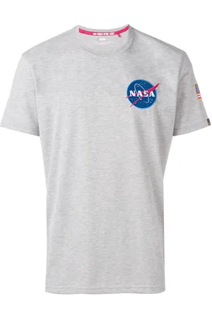 Alpha Industries Men Short Sleeve - NASA patch T-shirt