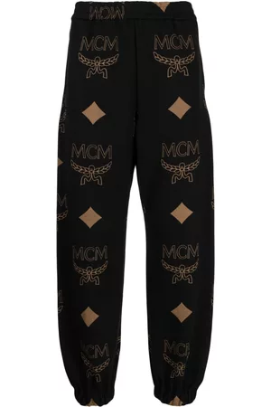 MCM Men Pants - Graphic-print cotton track pants