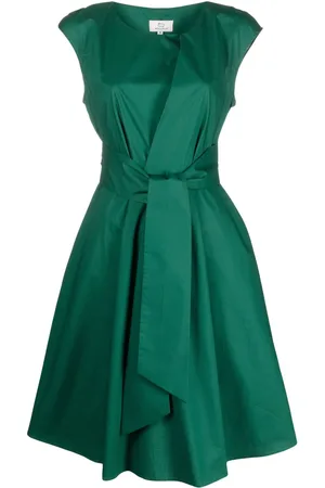 Woolrich Tie-waist midi dress