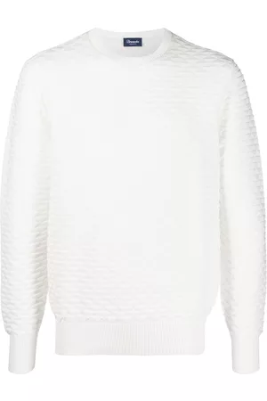 DRUMOHR Diamond-pattern cotton jumper