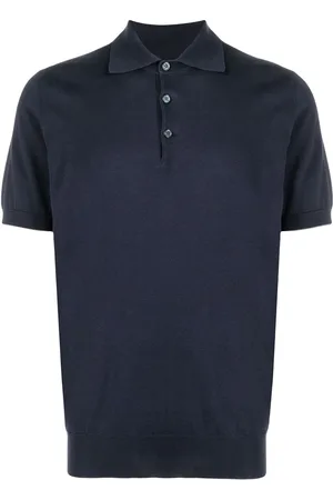 Brunello Cucinelli Fine knit short-sleeved polo shirt