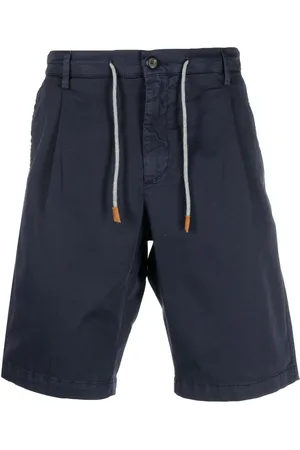 ELEVENTY Men Shorts - Drawstring elasticated chino shorts