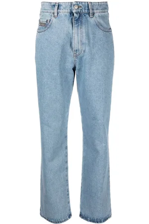 GCDS High-waist straight jeans