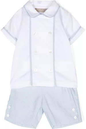 LA STUPENDERIA Edoardo double-breasted short-set