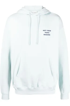 Drôle de Monsieur "Not from Paris Madame" cotton hoodie