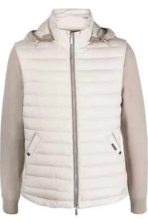 MOORER Padded bomber jacket