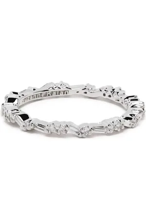Suzanne Kalan 18kt white gold Frenzy diamond eternity ring