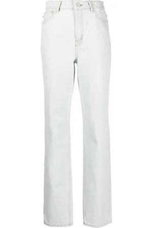 Gestuz Mid-rise straight-leg jeans