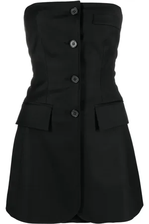 LVIR Blazer-style strapless top