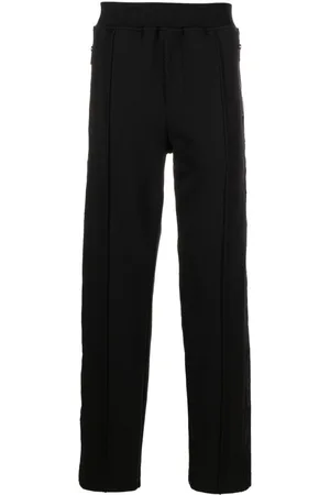 VERSACE Pleated cotton trousers