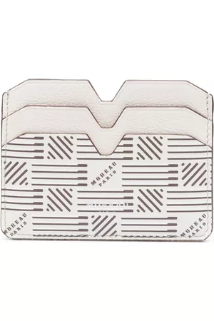MOREAU Logo-print leather card holder