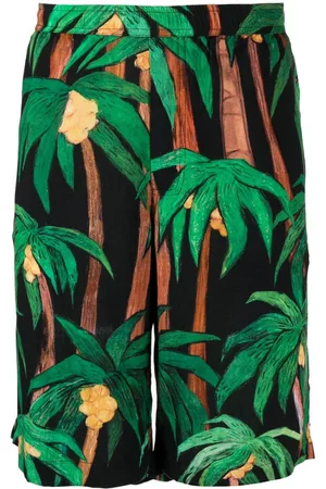 Endless Joy Palm tree-print bermuda shorts