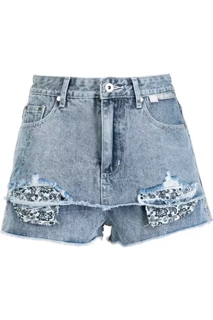 Musium Div. Distressed denim shorts