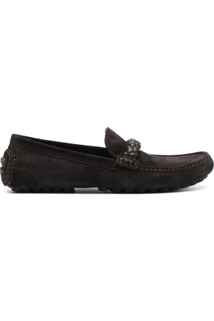 Gianvito Rossi Men Loafers - Massimo braid-detail loafers