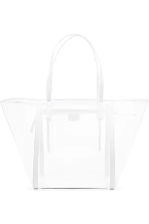 By Far Contrasting-trim tote bag