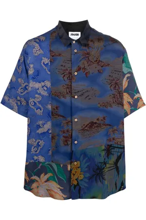 MAGLIANO All-over graphic-print patchwork shirt