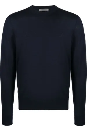 corneliani Men Long Sleeve - Fine-knit long-sleeve jumper