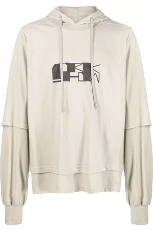 Rick Owens Graphic-print long sleeves hoodie