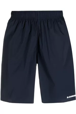 Jil Sander Embroidered-logo swim shorts