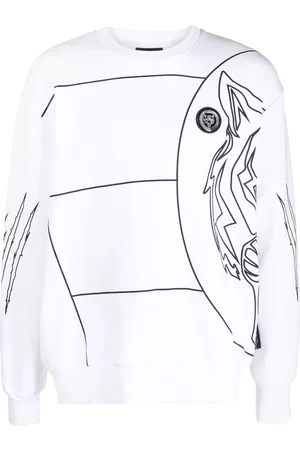 Philipp Plein Logo tiger-print sweatshirt