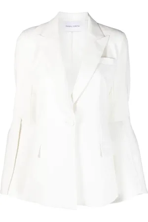 PRABAL GURUNG Slit-sleeve single-breasted blazer