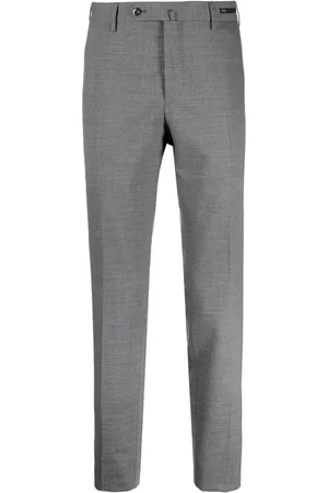 PT Torino Logo-patch tailored suit trousers