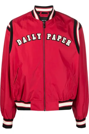 Daily paper Men Bomber Jackets - Logo-patch bomber jacket