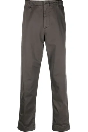Dondup Men Pants - Straight-leg cotton trousers